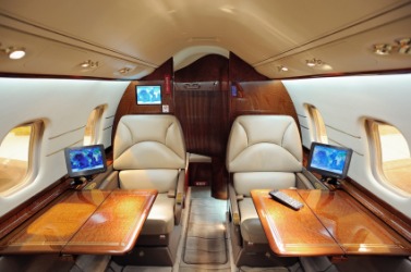 First-class air travel. First-class air travel.