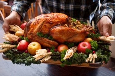Roast turkey and all the fixings. Roast turkey and all the fixings.