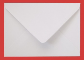The flap of an envelope. The flap of an envelope.