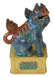 A Chinese foo dog. A Chinese foo dog.