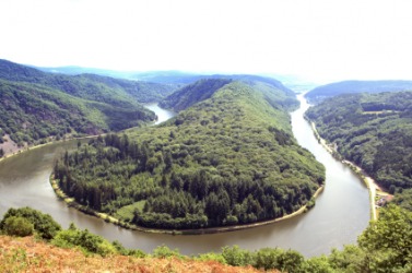 Forestland surrounded by a river. Forestland surrounded by a river.