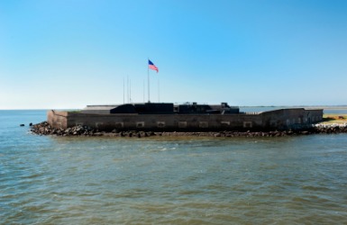 Fort Sumter in Charleston Harbor. Fort Sumter in Charleston Harbor.