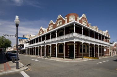 Historic buildings in Fremantle. Historic buildings in Fremantle.