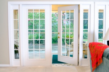 French doors. French doors.