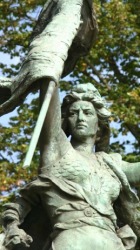 A statue symbolizing the French Revolution. A statue symbolizing the French Revolution.