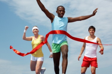 The front-runner has won the race. The front-runner has won the race.