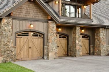A home with three garages. A home with three garages.