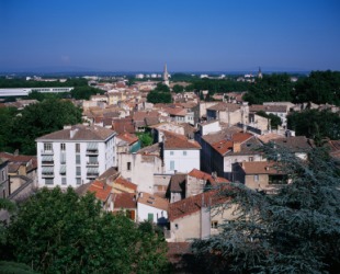 The rooftops of Avignon, France. The rooftops of Avignon, France.