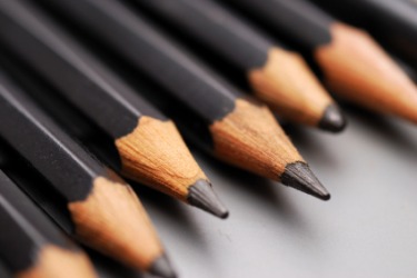 Graphite used in pencils. Graphite used in pencils.