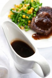 A full gravy boat. A full gravy boat.