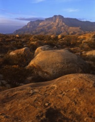 The Guadalupe Mountains. The Guadalupe Mountains.