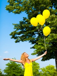A happy-go-lucky girl. A happy-go-lucky girl.