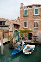 The backdoor of a home in Venice. The backdoor of a home in Venice.