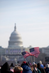 The White House on Inauguration Day. The White House on Inauguration Day.