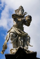 The god Indra. The god Indra.