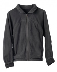 A fleece jacket. A fleece jacket.