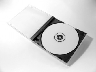 A CD in a jewel box. A CD in a jewel box.