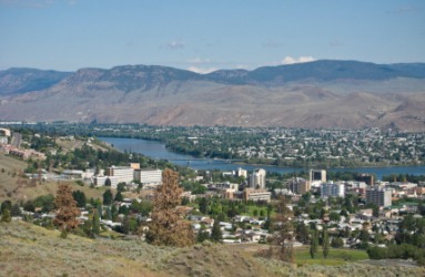 The city of Kamloops. The city of Kamloops.