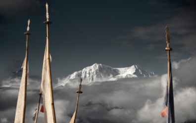 Kanchenjunga in the distance. Kanchenjunga in the distance.