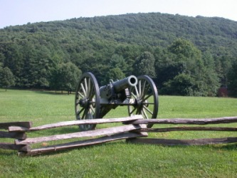 Kennesaw Mountain in the background. Kennesaw Mountain in the background.