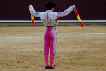 A banderillero. A banderillero.