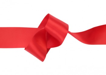 A kink in a ribbon. A kink in a ribbon.