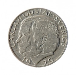 One Swedish krona. One Swedish krona.