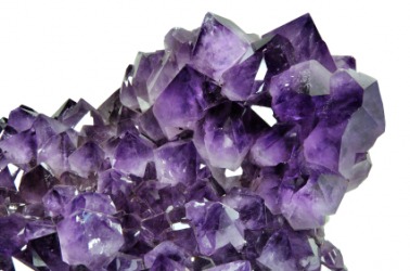 This amethyst is an example of a crystal. This amethyst is an example of a crystal.