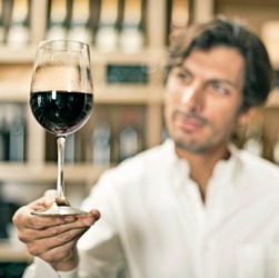 This appears to be an outstanding glass of wine. This appears to be an outstanding glass of wine.