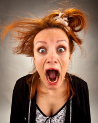 A woman screams. A woman screams.