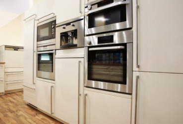 A modern kitchen. A modern kitchen.