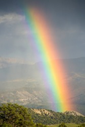 An example of a spectrum is a rainbow. An example of a spectrum is a rainbow.