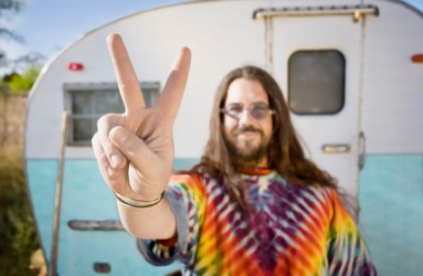 In the 1960s hippies, were considered radicals. In the 1960s hippies, were considered radicals.