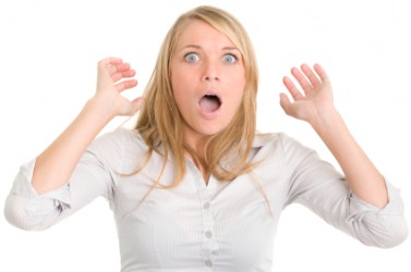 A woman gasps. A woman gasps.