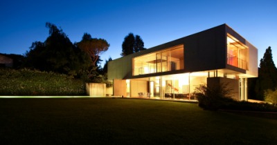 A contemporary home. A contemporary home.