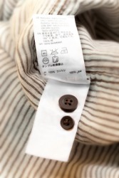 A label in a shirt. A label in a shirt.