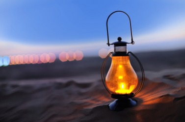 A lantern on the beach. A lantern on the beach.