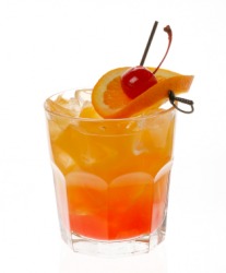 A tasty mai tai cocktail. A tasty mai tai cocktail.