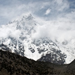 Snow on the Nanga Parbat. Snow on the Nanga Parbat.