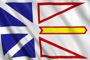 The flag of Newfoundland and Labrador. The flag of Newfoundland and Labrador.