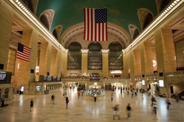 Grand Central Stations barrel vault ceiling. Grand Central Stations barrel vault ceiling.