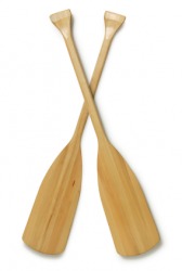 A pair of oars. A pair of oars.