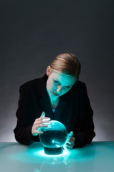 A woman dabbling in the occult. A woman dabbling in the occult.