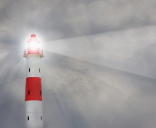 A lighthouse is an example of an occulting light. A lighthouse is an example of an occulting light.