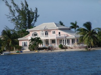 An oceanfront home. An oceanfront home.