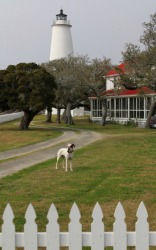 Lighthouse on Ocracoke Island. Lighthouse on Ocracoke Island.