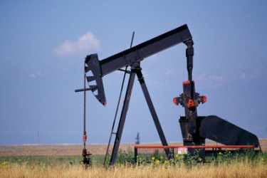 A pairie oil well. A pairie oil well.