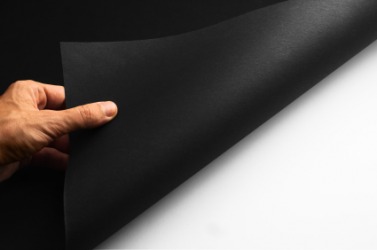 This black sheet of paper is opaque. This black sheet of paper is opaque.