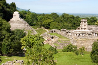 Ancient pyramids in Palenque. Ancient pyramids in Palenque.