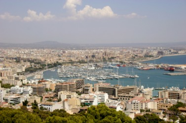 A view of the seaport Palma. A view of the seaport Palma.